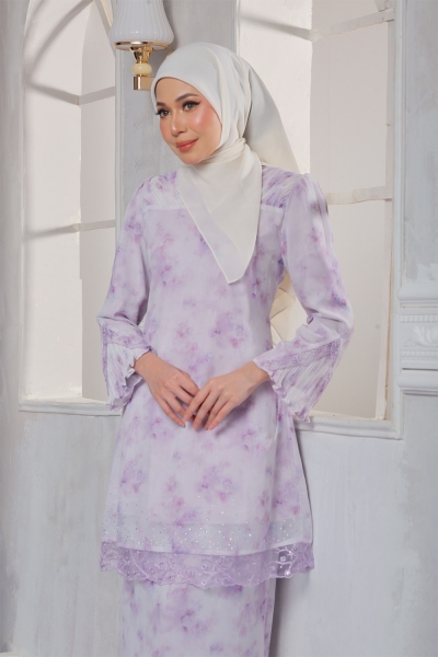 Kurung Dahlia Mom - Purple